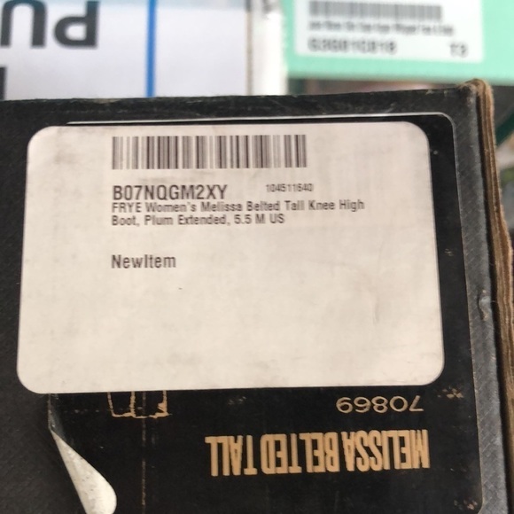 New. Frey Melissa belted tall boots. Size 5.5 M. 1639 - Picture 6 of 7